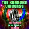 The Karaoke Universe - And I Love You so (Karaoke Version) [In the Style of Don Mclean] - Single