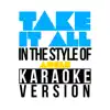 Ameritz - Karaoke - Take It All (In the Style of Adele) [Karaoke Version] - Single