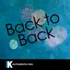 Instrumental King - Back to Back (In the Style of Drake) [Karaoke Version] – Single