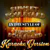 Ameritz - Karaoke - Sunset Boulevard (In the Style of Sunset Boulevard) [Karaoke Version] - Single